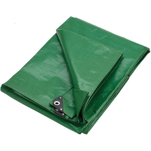 12ft x 16ft Heavy Duty Polyethylene Tarpaulin - Green