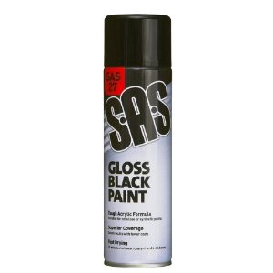 Gloss Black Aerosol Paint 500ml