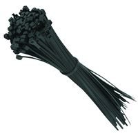 370mm x 4.8mm Quality Black Cable Tie - 100 Pack