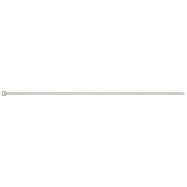 370mm x 4.8mm Quality White Cable Tie - 100 Pack