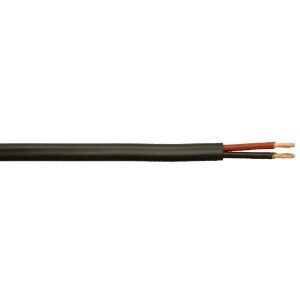 Black Thin Wall Flat Twin Auto Cable