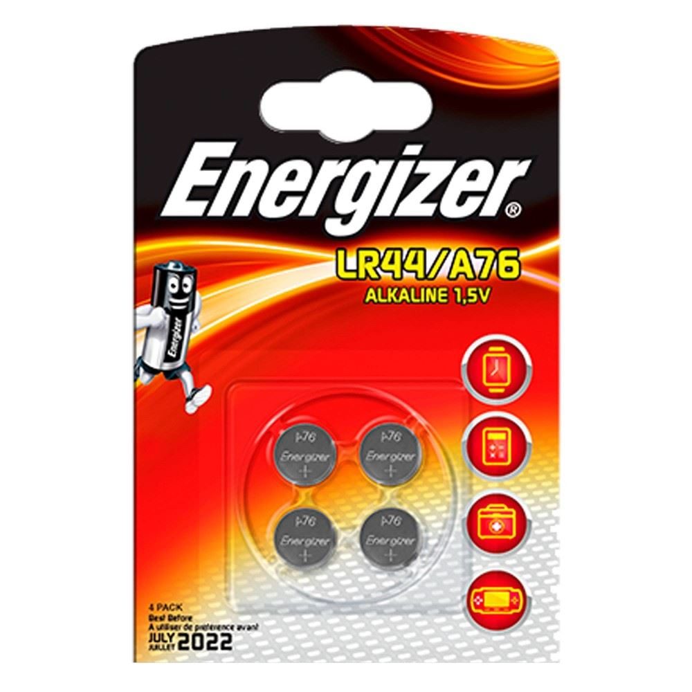 Energizer LR44 1.5V Button Cell Battery (4-Pack)