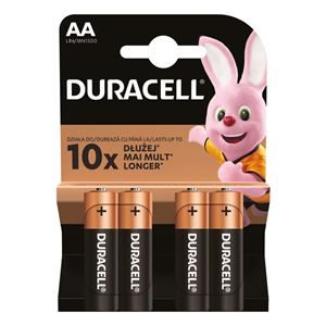 Duracell Battery AA 1.5v (Card of 4)