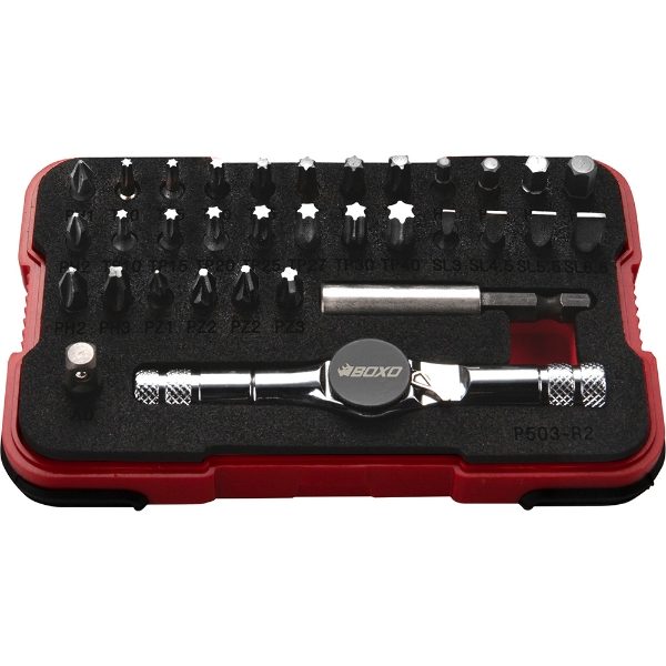 1/4" Socket Set & Accessories - 33 Piece