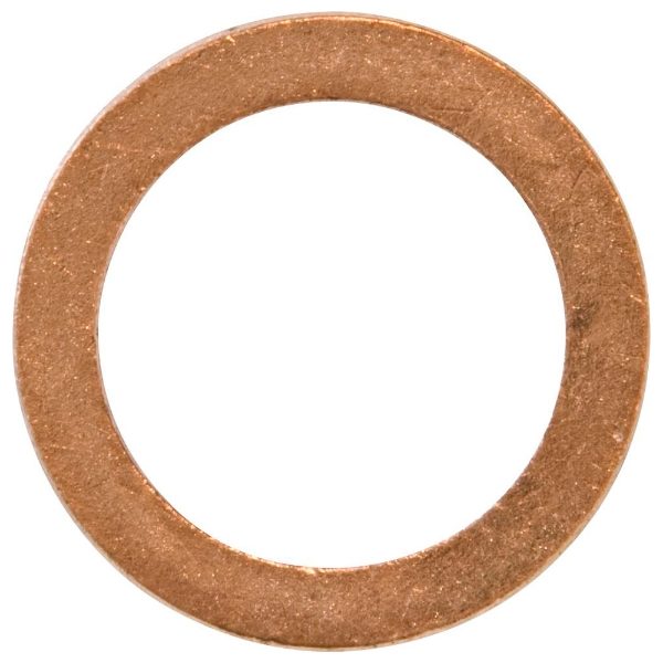 14 x 20 x 2mm Flat Copper Washers - Pack 50