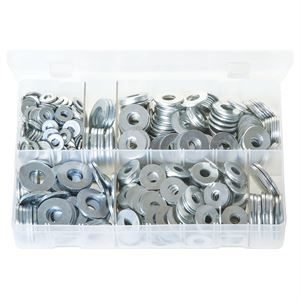 Assorted Box of Flat Washers 'Form C' - Metric - 620 Pieces