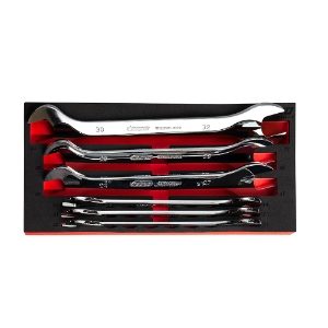 6Pc Ultra Thin Double Open-Ended Spanner Set