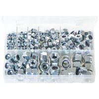 Assorted Box of Metric Nylon Lock Nuts - Pack 275