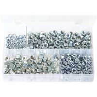 Assorted Box of Steel Nuts - UNF - 325 Pieces