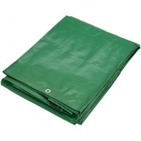 12ft x 16ft Heavy Duty Polyethylene Tarpaulin - Green