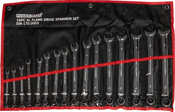 XL Flank Drive Spanner Set - 16 Piece
