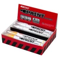 Boxo 10pc Paint Marker Display Pack - Yellow & White