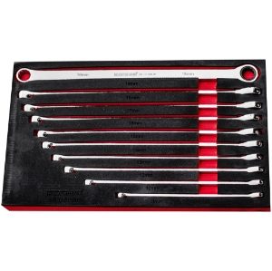 10 Piece XL Double Ring Ratchet/Fixed Spanner Set