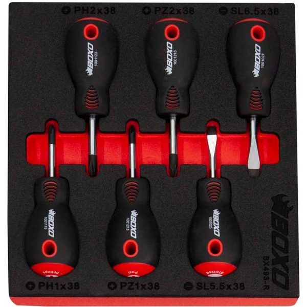 Stubby Screwdriver Set - 6 Piece 