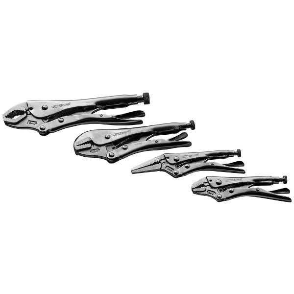 4 Piece Locking Pliers Set