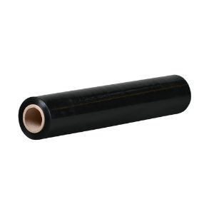 500mm x 200m Black Pallet Wrap - 22 Micron, Standard Core